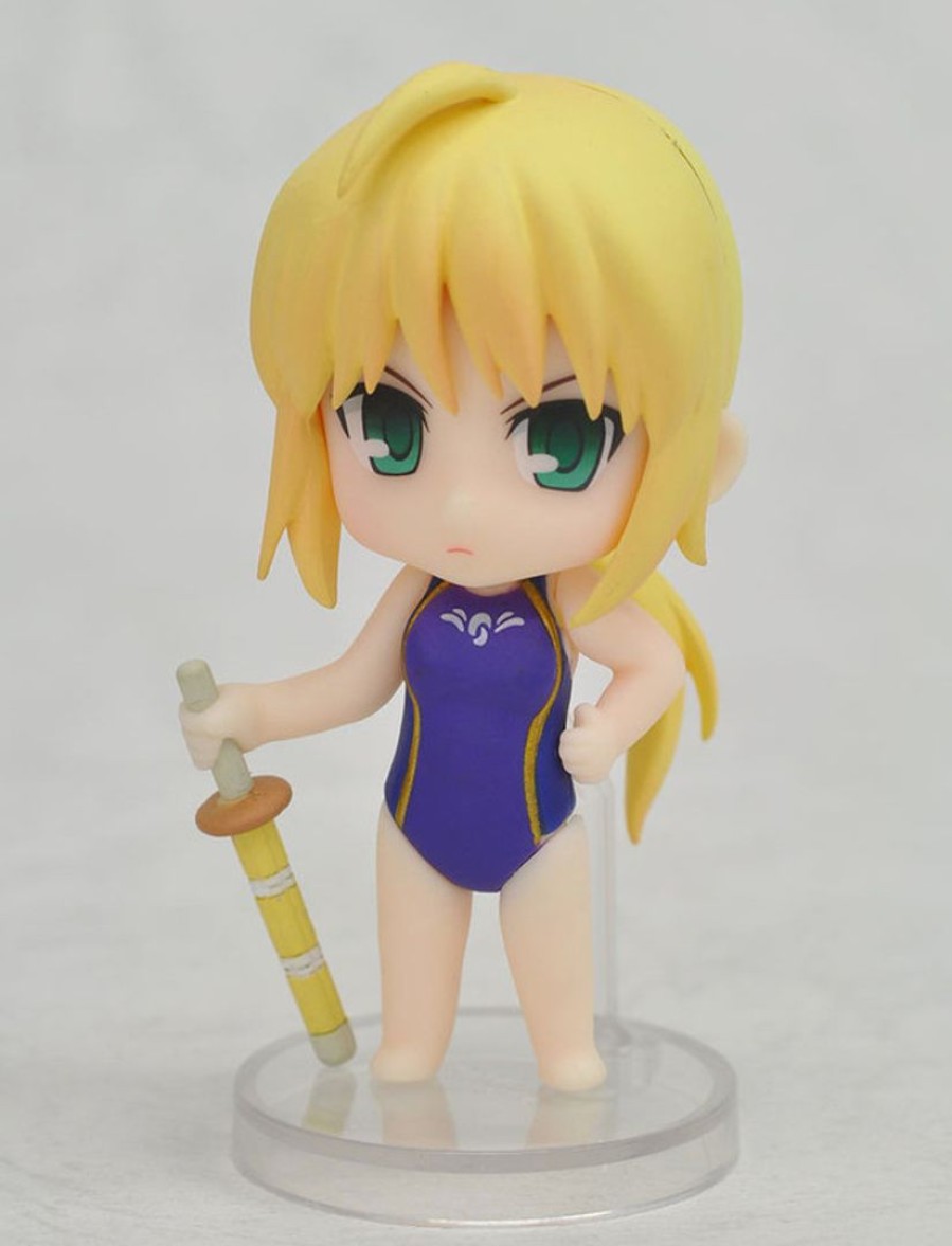 Pre-Owned Akiba Soul The Waifus | Fate/Zero - Altria Pendragon - Nendoroid Petit - Saber| Swimsuit Ver. (Good Smile Company)