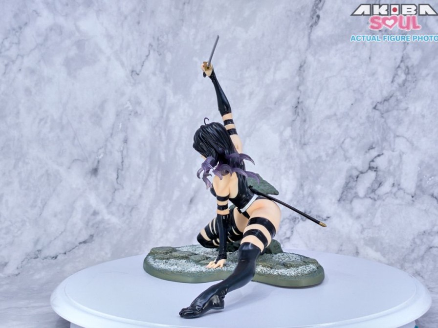 Pre-Owned Akiba Soul The Waifus | X-Men - Psylocke - Bishoujo Statue - Marvel X Bishoujo - 1/7 - X-Force Ninja Outfit (Kotobukiya)