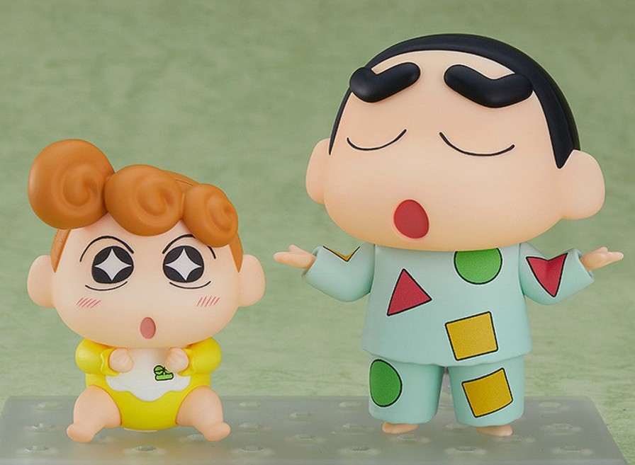 Pre-Owned Akiba Soul The Husbandos | Crayon Shin-Chan - Nohara Himawari - Nohara Shinnosuke - Nendoroid (#1565) - Pajama Ver. (Good Smile Company)