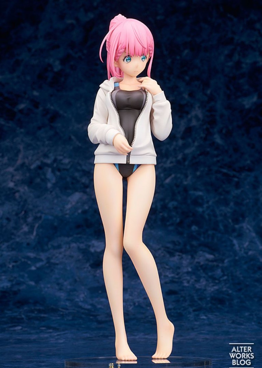 Pre-Owned Akiba Soul The Waifus | Bokutachi Wa Benkyou Ga Dekinai - Kirisu Mafuyu - 1/7 - Swimming Swimsuit Ver. (Alter)