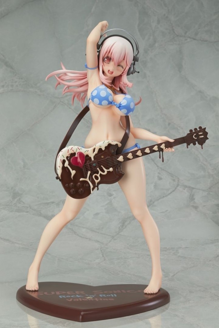 Pre-Owned Akiba Soul The Waifus | (18+) Sonicomi (Super Sonico) - Sonico - 1/6 - Rock 'N' Roll Valentine (Sentinel| Wing)