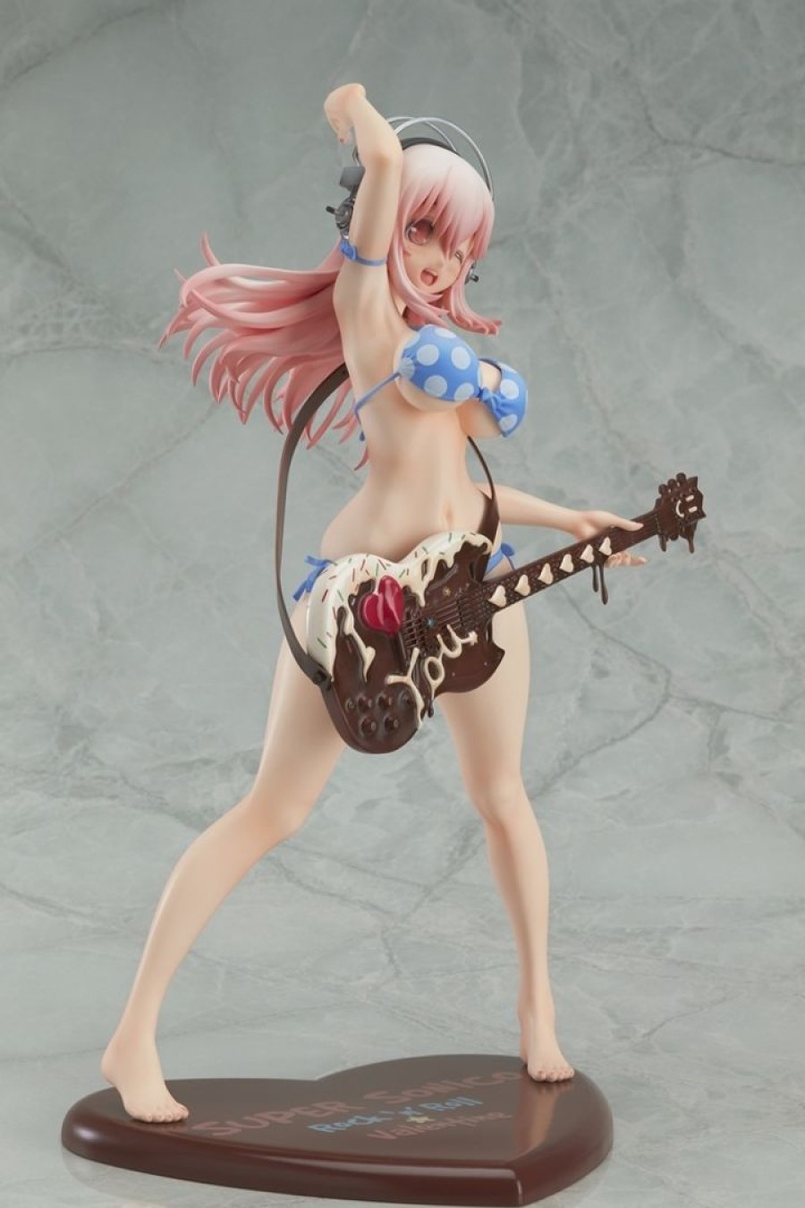 Pre-Owned Akiba Soul The Waifus | (18+) Sonicomi (Super Sonico) - Sonico - 1/6 - Rock 'N' Roll Valentine (Sentinel| Wing)