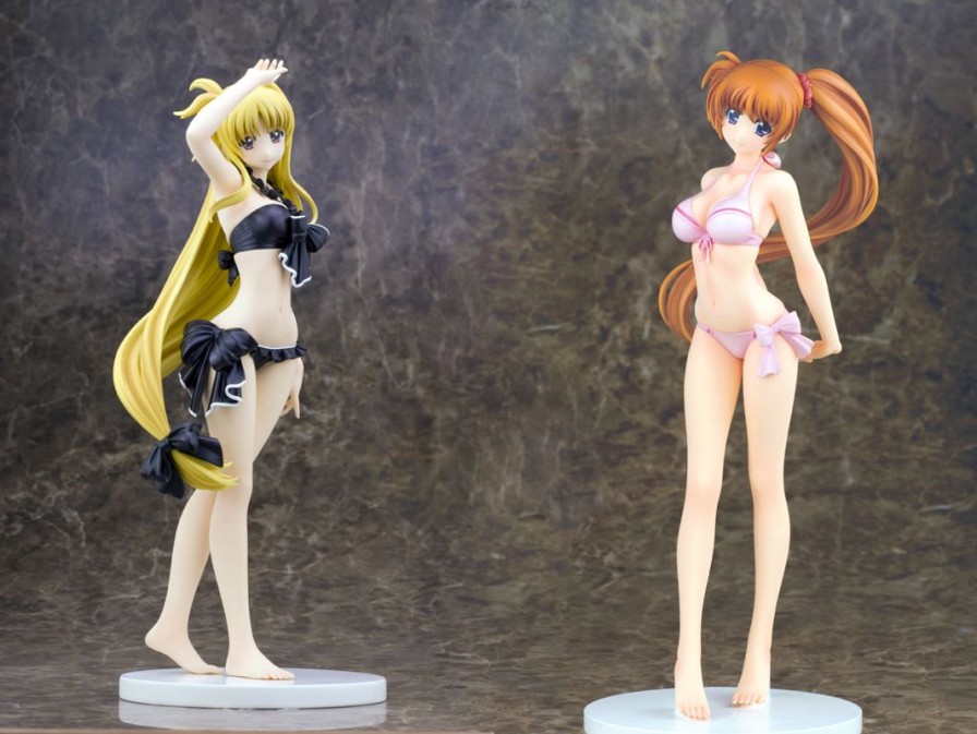 Pre-Owned Akiba Soul The Waifus | Mahou Senki Lyrical Nanoha Force - Fate T. Harlaown - Takamachi Nanoha - 1/6 - 1/7 - Bundle (Alphamax)